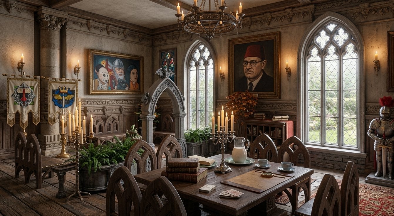 Sala de reuniones de la embajada